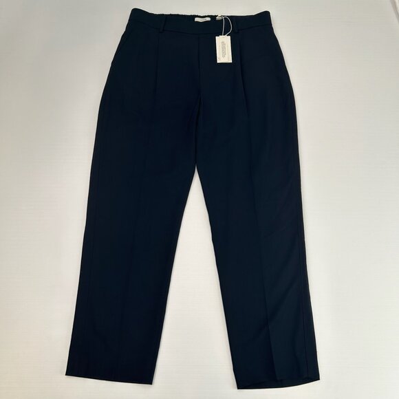 Vince Pant Women Large High Rise Elastic Waist 32x27 Pull On Trouser Pocket Core
